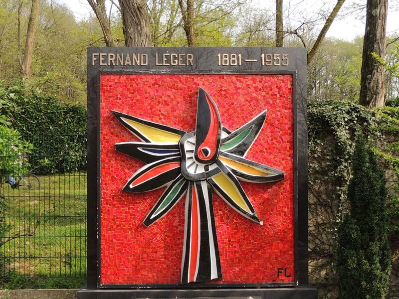 Restauration de la tombe de Fernand Léger du 23 au 26 mai 2023. 